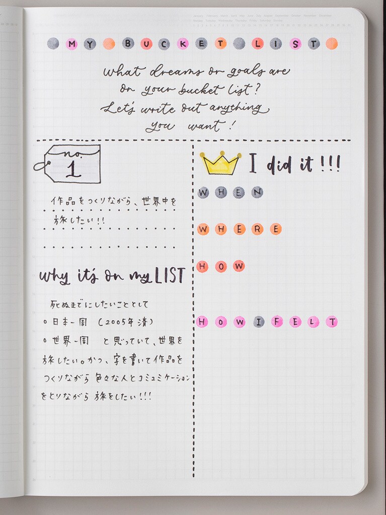 後悔しない人生を歩むための〈バケットリスト〉。