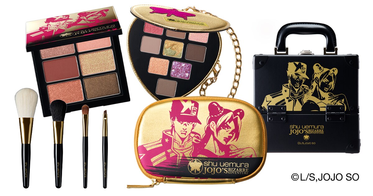 shu uemura ジョジョの奇妙な冒険 ブラシセット シュウウエムラ ジョジョ コラボ プレミアムブラシセット