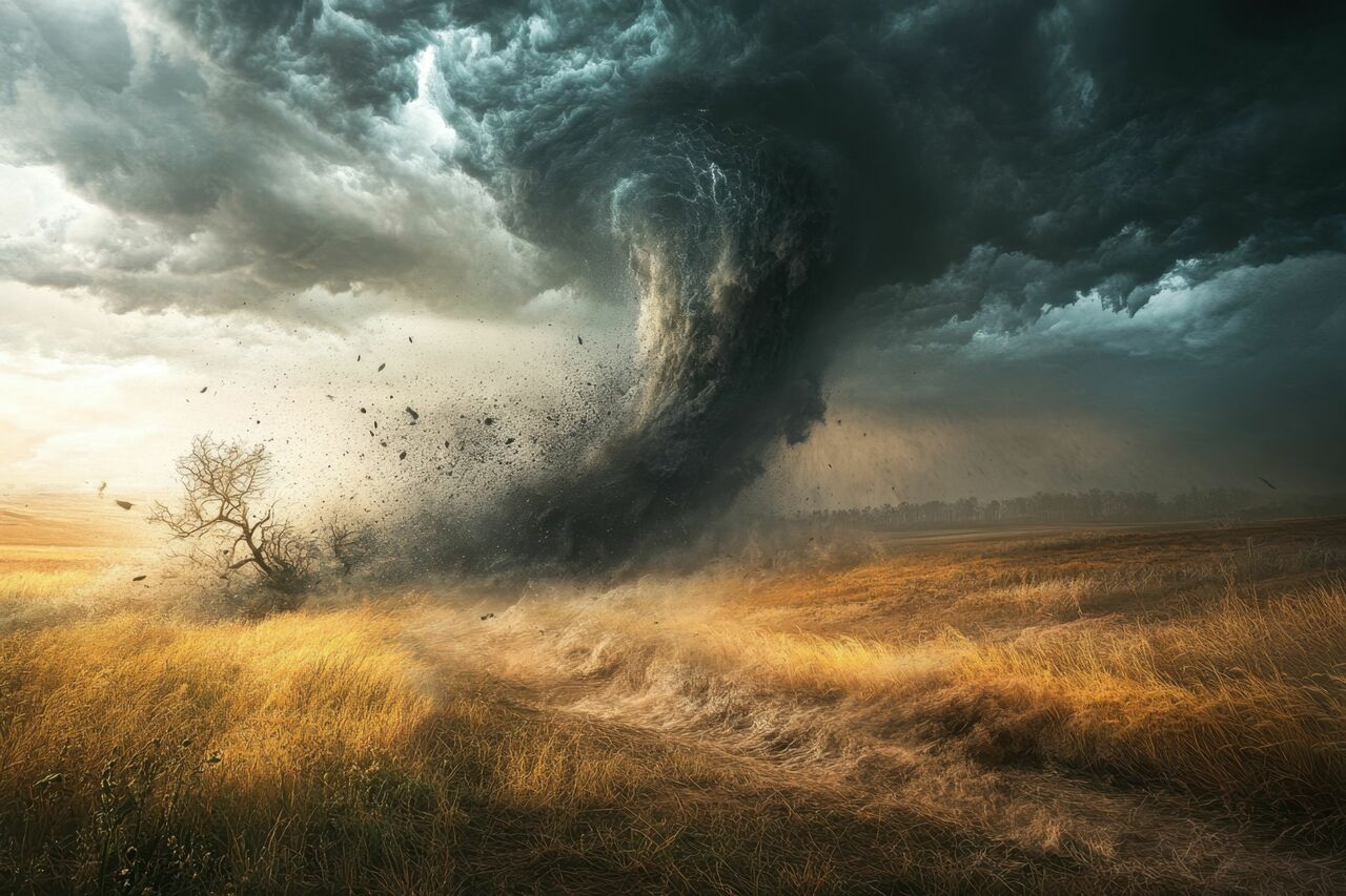 乱れまくった心を表すのに竜巻は外せない。提供：アフロ