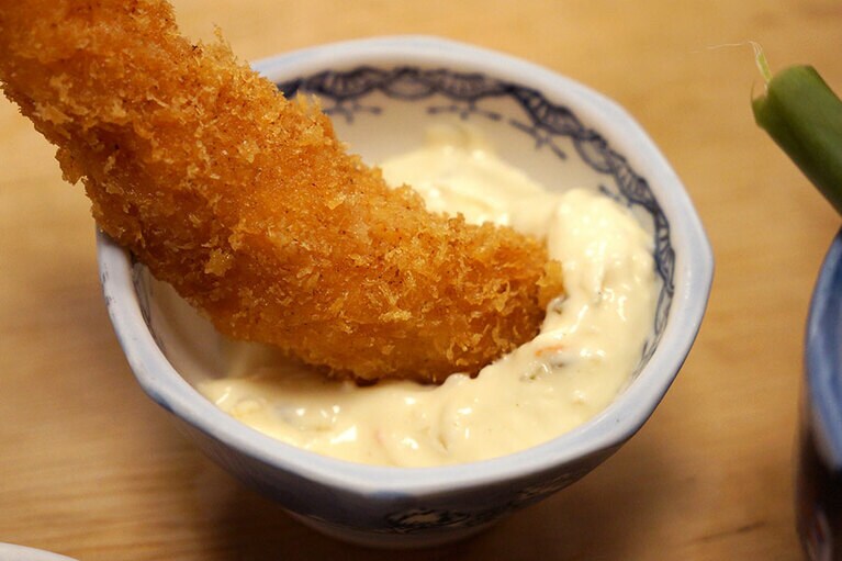 タルタルソースを惜しみなくまとわせて。