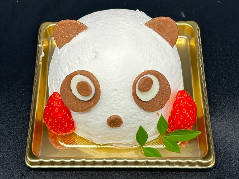 「パンダショートケーキ」850円／柿の木坂 キャトル（エキュート上野店限定）
