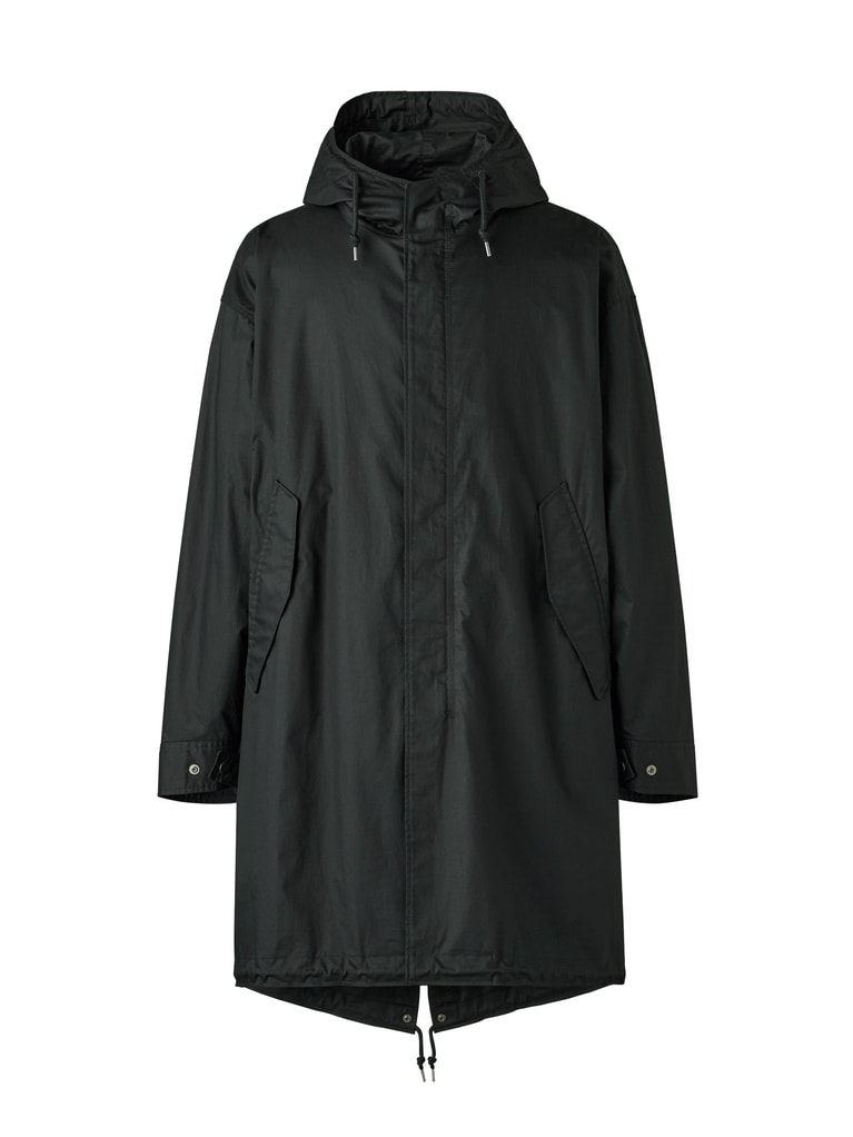 モッズコート 12,900円（09 BLACK）。