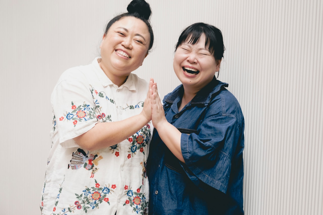 ニッチェのおふたり。左：江上敬子さん、右：近藤くみこさん。