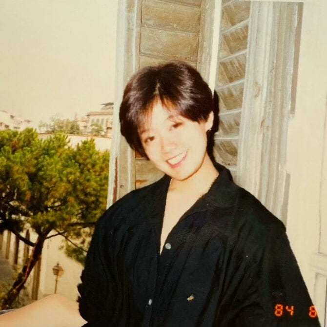 フィレンツェ留学中、17歳ごろのヤマザキマリさん。