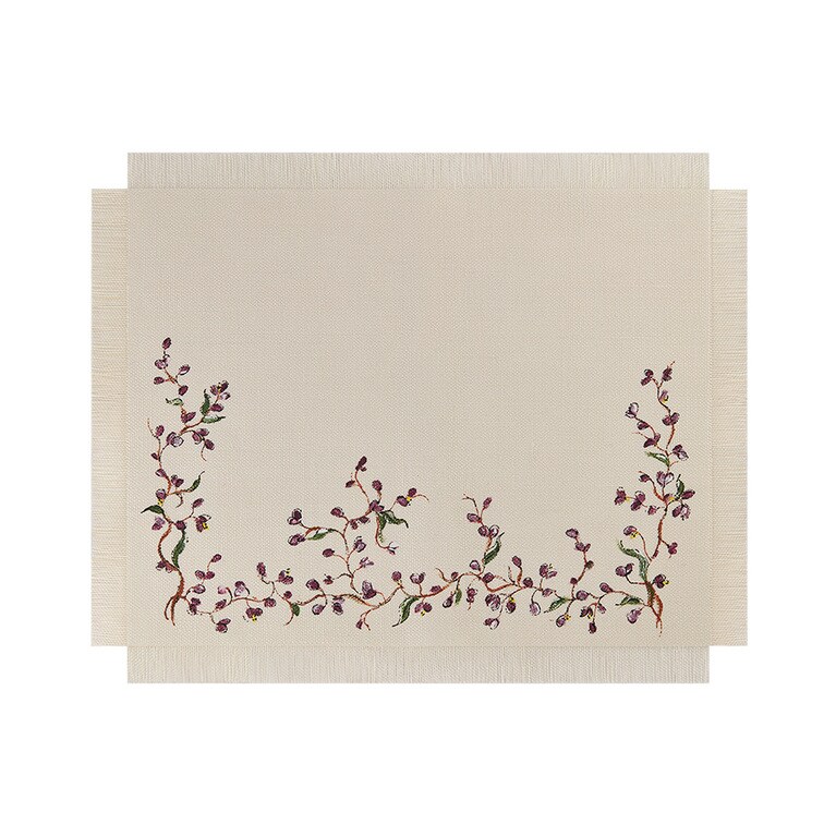 RECTANGULAR PLACEMATS Purple 50×38cm 36,000円。