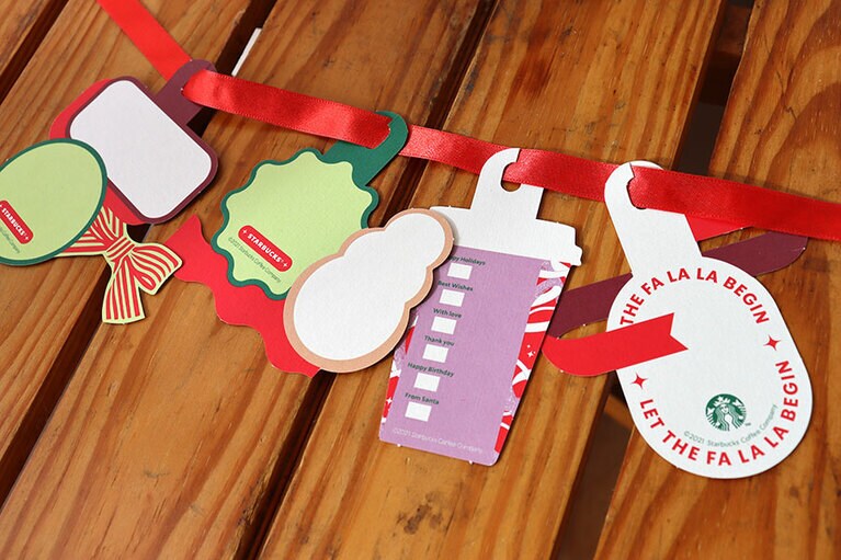 裏面には一言メッセージを書くことができます。