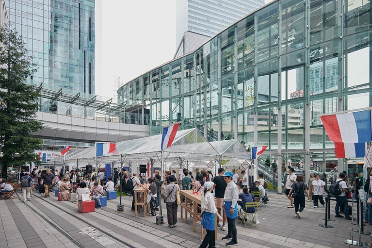 2024年の「ル・マルシェ～グランテール」の会場風景。