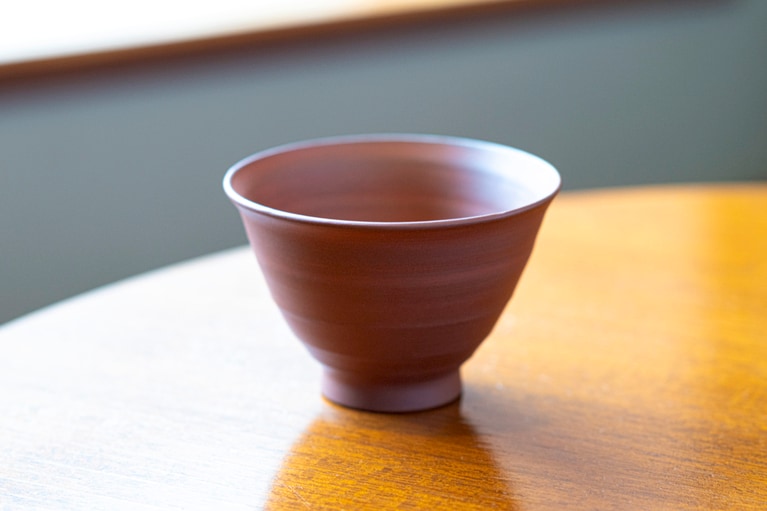 焼きあがった山田さんのご飯茶碗。