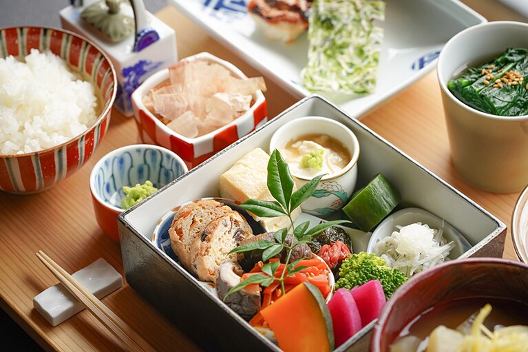 おちあいろう［静岡／天城湯ヶ島温泉］朝食イメージ。