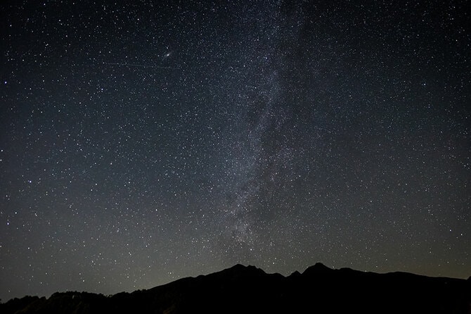 山梨県の星空。美し森から撮影。