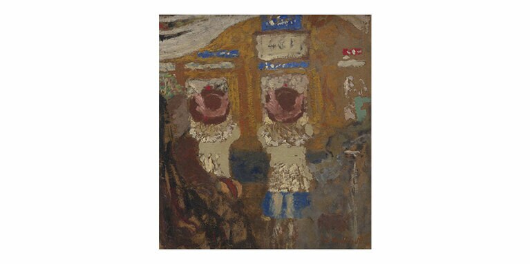 エドゥアール・ヴュイヤール《乗り合い馬車》1895年頃 油彩／厚紙 ハマー美術館蔵 © Hammer Museum. Photo: Robert Wedemeyer