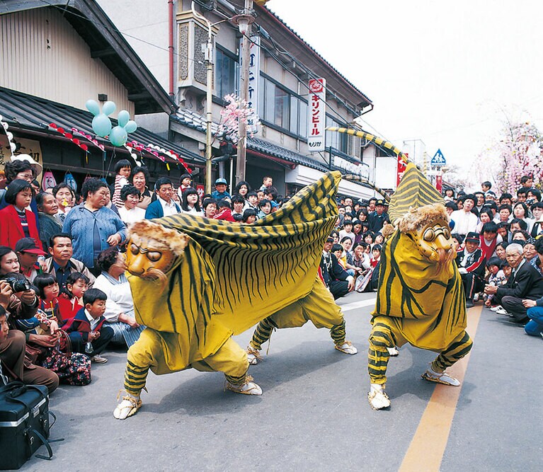 火伏せの虎舞。