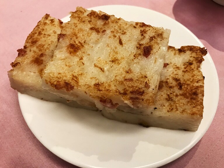 飲茶メニューの中でもファンが多い大根餅。