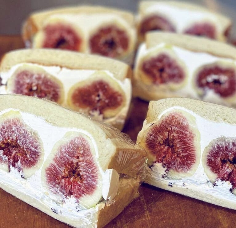 いちじくサンド 800円。