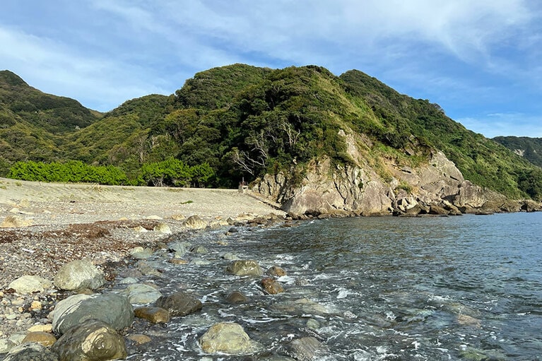 透明度も上々です。たまにスノーケラーも見かけます。