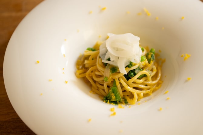 パスタも春爛漫。