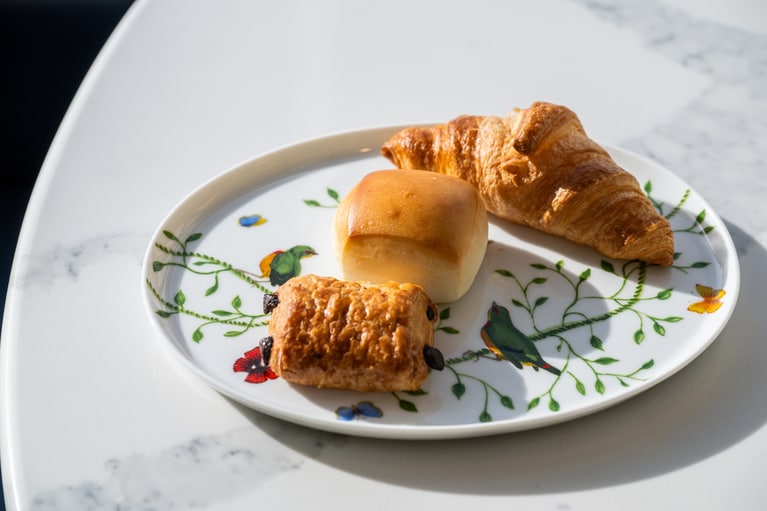 クロワッサン、パンオショコラ、パン・オ・レ。