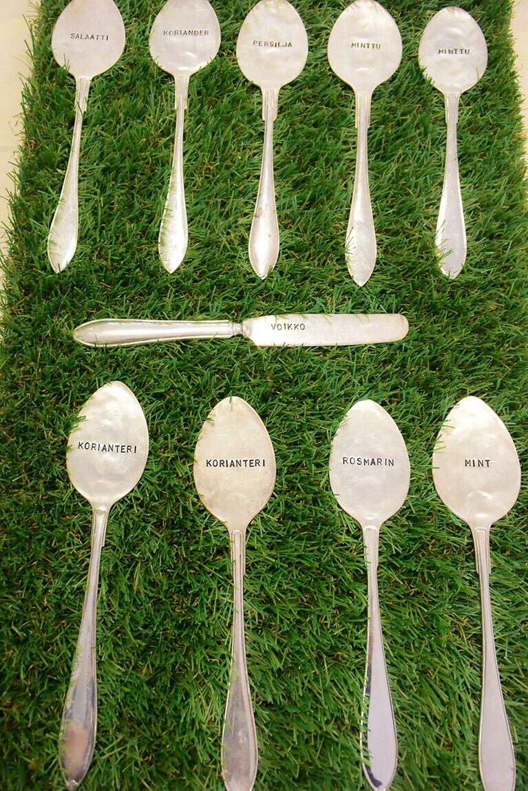 「マデビィ・ヘルシンキ」で見つけた遊び心あふれる園芸用品。