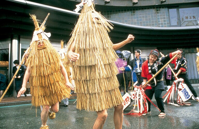 上山市民俗行事 加勢鳥。