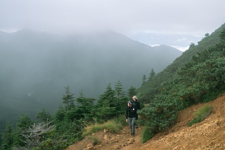 長野県・硫黄岳の旅＜硫黄岳のピークへ＞