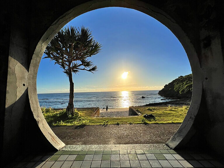 与那国島ダンヌ浜。