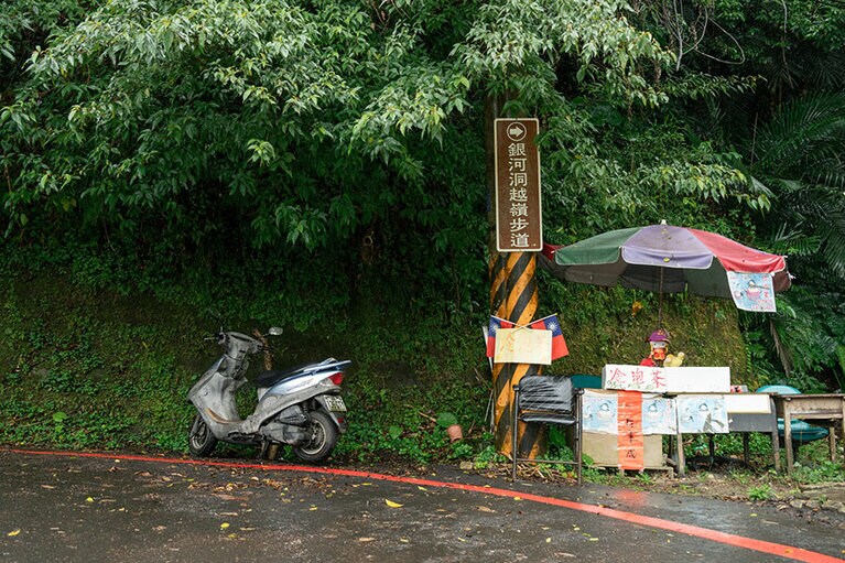 この日はあいにくの雨でしたが、晴れていたら屋台も？