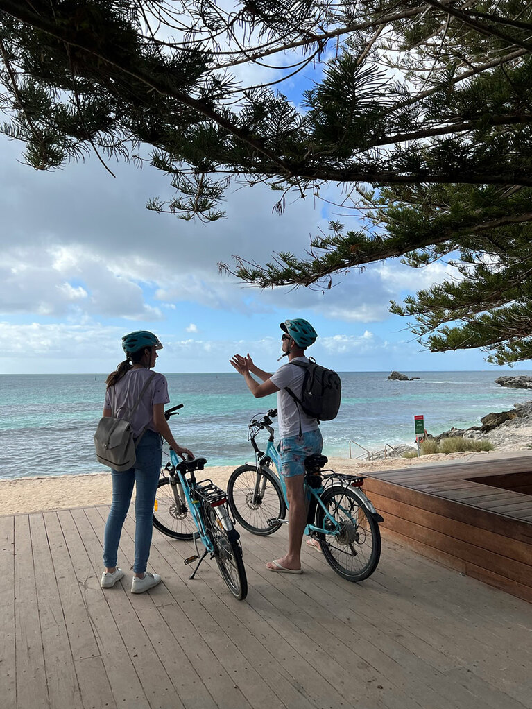 ほとんどのゲストがレンタサイクルを利用するサイクリング天国。