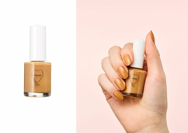 女友達に「お、お洒落」と思われる辛子色。フーミー ネイルポリッシュ 11.3 1,430円(数量限定発売)／Nuzzle