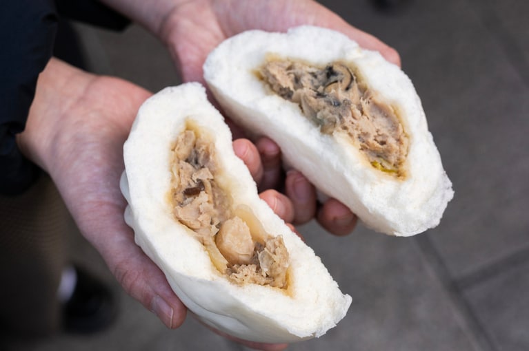 2階の「sario聘珍茶寮」でイートインしても。