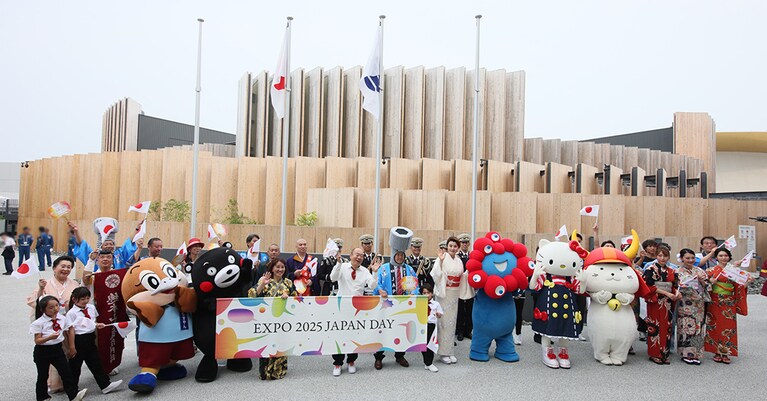 海外からも多くの人が訪れる「Expo2025 大阪・関西万博」。最先端の情報・技術に触れる絶好の機会。写真：「日本館 ｜ Expo2025 大阪・関西万博」公式Xより。