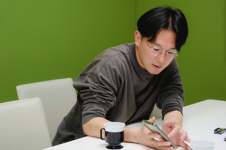 ソウルフードをアツく語ってくれる林田さん。