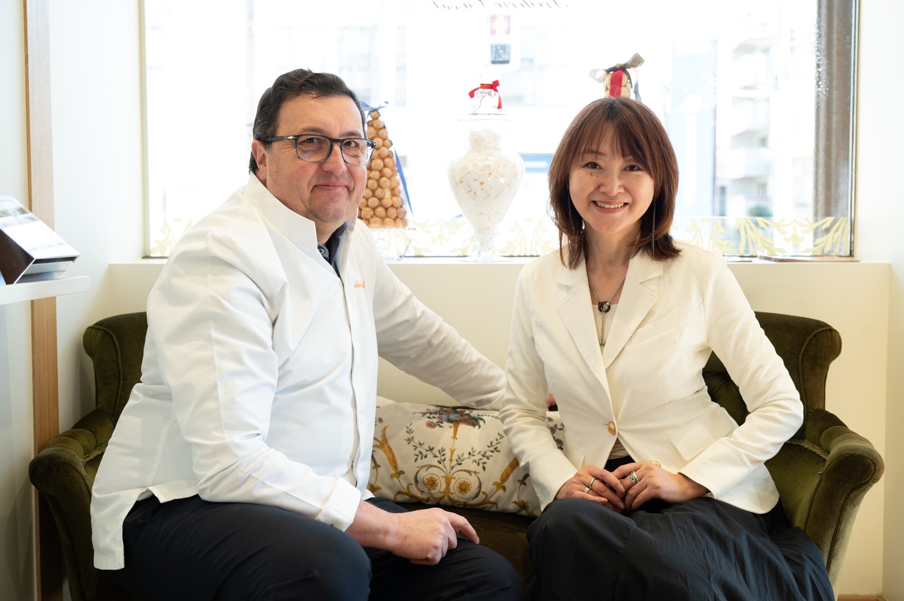 カッセル氏と市川さん。