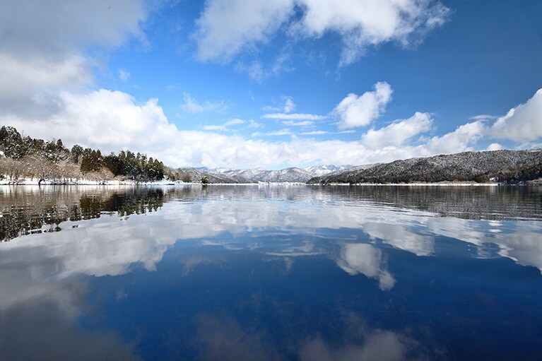 【滋賀県】余呉湖。