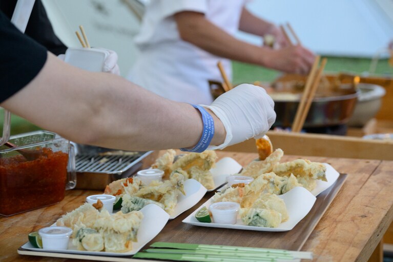 地物食材の天ぷらも味わい深い。山の恵みもこんなにおいしいなんて！