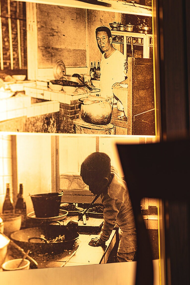 上は祖父の陳 良枝さん。その下が幼い頃の博璿さん。