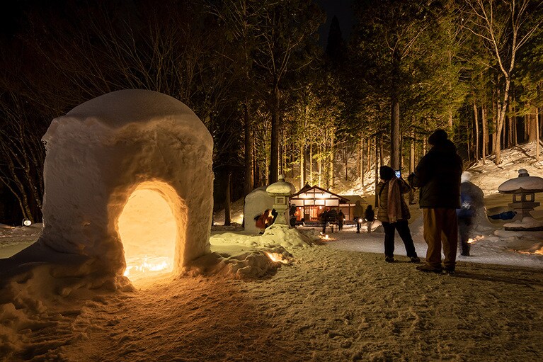 中尾かまくらまつり。
