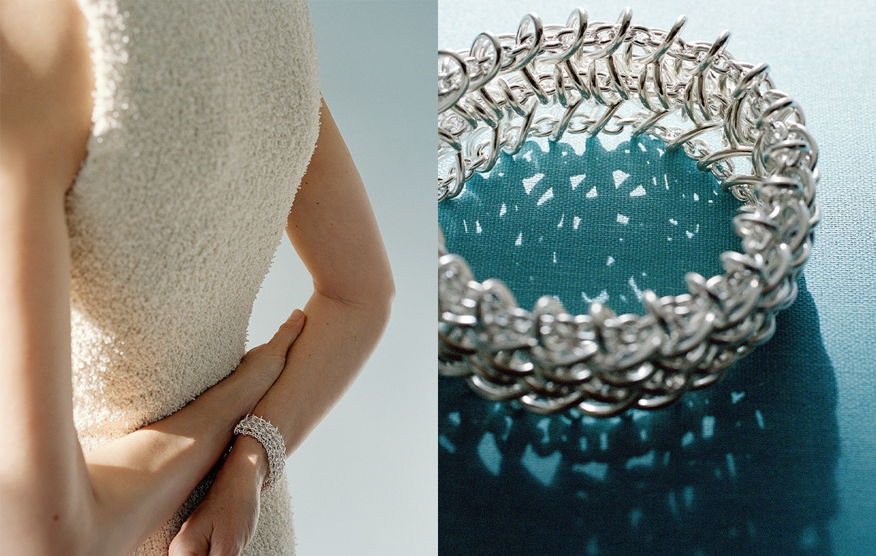 テキスタイルのように柔らかな新作ジュエリーコレクション「Weft by Georg Jensen」。