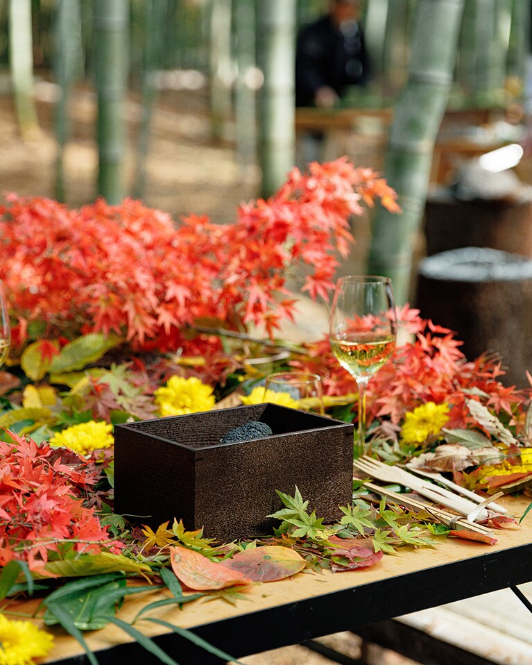 秋らしいプレゼンテーション。