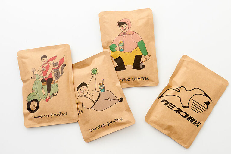 DRIP COFFEE BAG 各12g 200円／ウミネコ商店