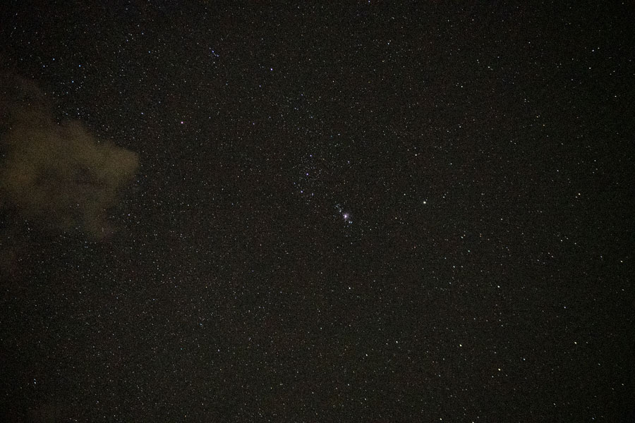 K‘sgardenからは満点の星空を観察できる。