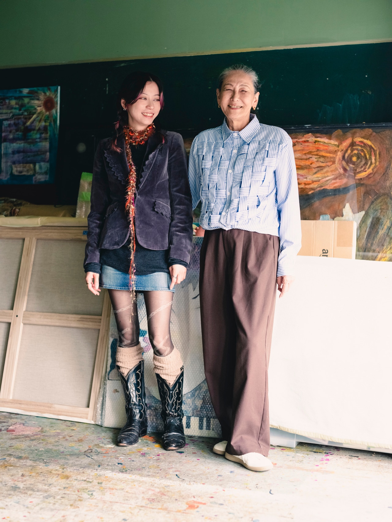 SUMIREさんと順子さん。