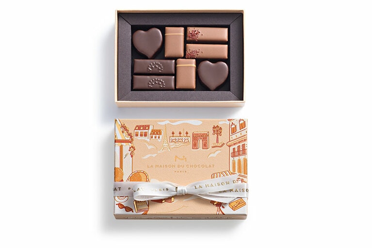 「ボンジュール パリ」ギフトボックス8粒入り。