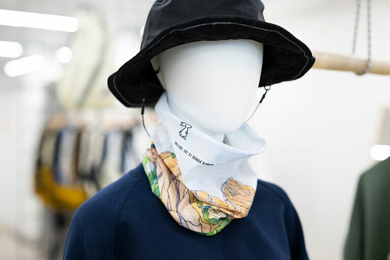 HIGH TAIL DESIGNS × Hannah Beimborn Watercolor Series Hiking Gaiter(Eldorado Canyon) 3,850円／HIGH TAIL DESIGNS(ハイテールデザインズ)