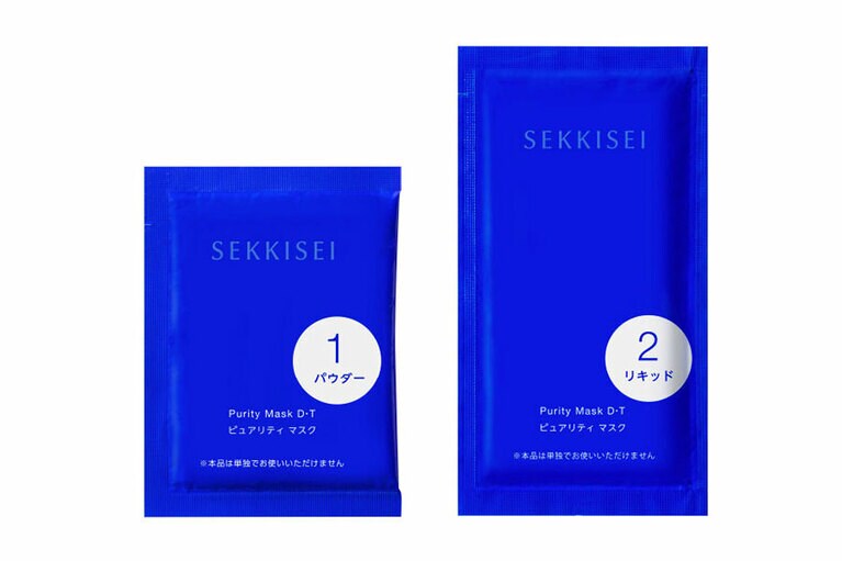 雪肌精 クリアウェルネス ピュアリティマスク D・T 1回分(パウダー 7g＋リキッド 40mL) 1,320円(編集部調べ)／コーセー(9/16限定発売)