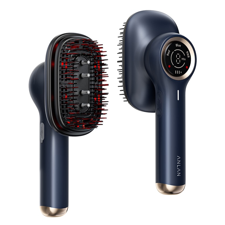 操作はブラシ背部にあるメニューから、青色、赤色、両方のライトが選択可能。