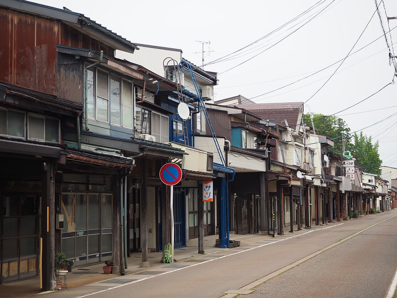 雁木が続く街並み