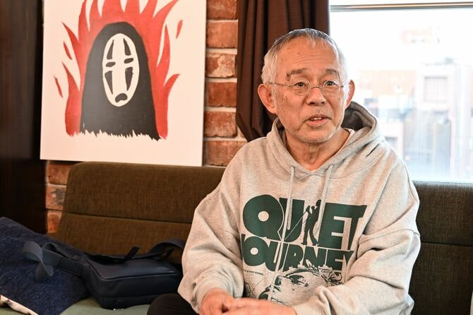プロデューサーの鈴木敏夫はその手腕によって、宮崎駿を国民的監督に押し上げた ©文藝春秋