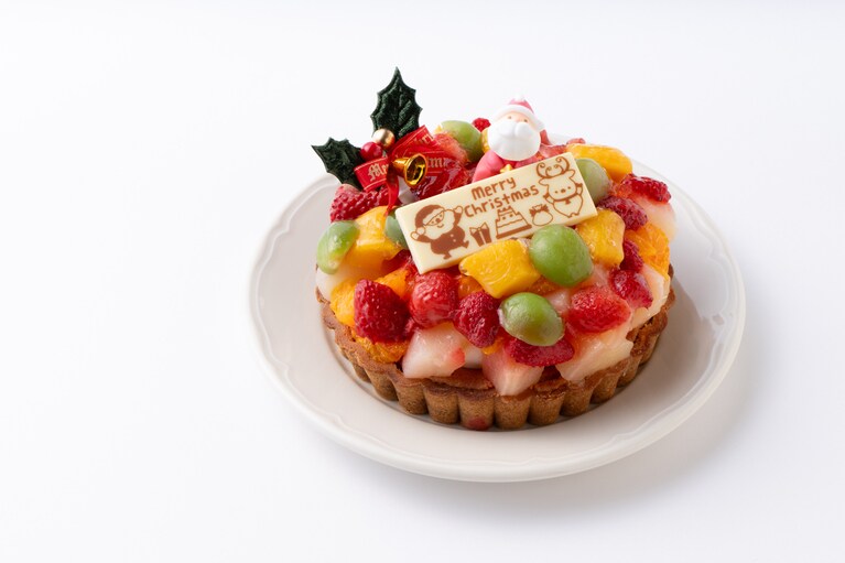 【フレッシュタルトのお店 STYLE】鬼盛りフルーツタルトクリスマスバージョン（3,300円）