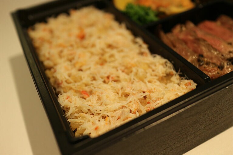 ごはんだけでおいしい。