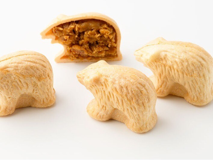 北海道 木彫り熊モナカ 6個入り 3,000円／くら屋菓子舗　初出：2025年7月12日